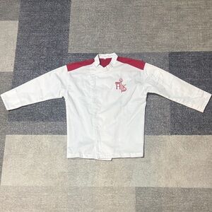 Gordon Ramsay HK Caesars Palace White and Red Chef Jacket